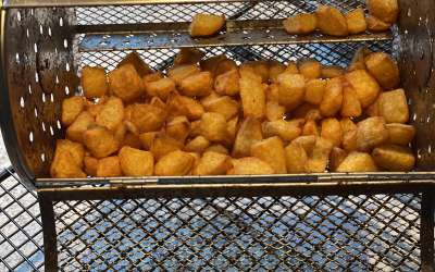 Kartoffelwürfel aus dem Deluxe AirFryer